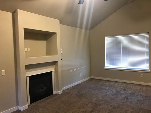 Living room with gas fireplace