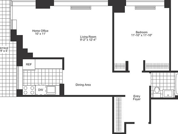 2nd image of 400 Chambers St APT 19B