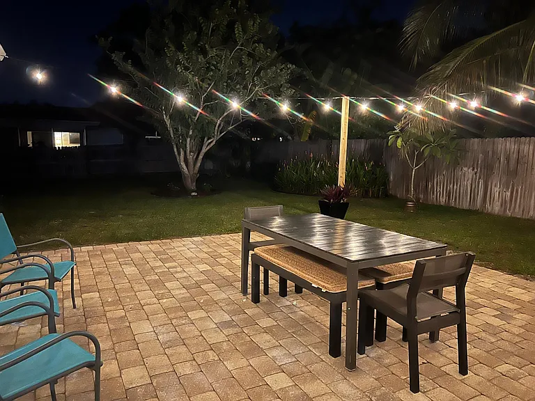 Back patio