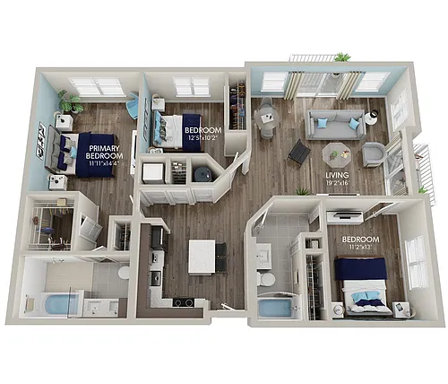 Floor plan Via Roma