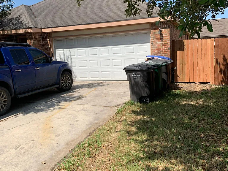 Right side of Driveway