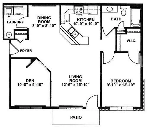 Floor plan Sheffield