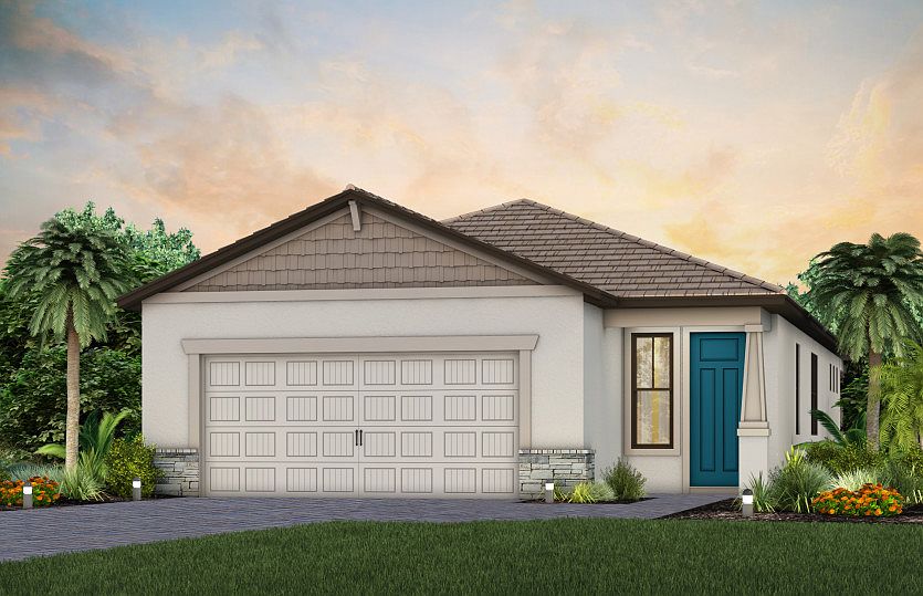 Exterior C1 with stone