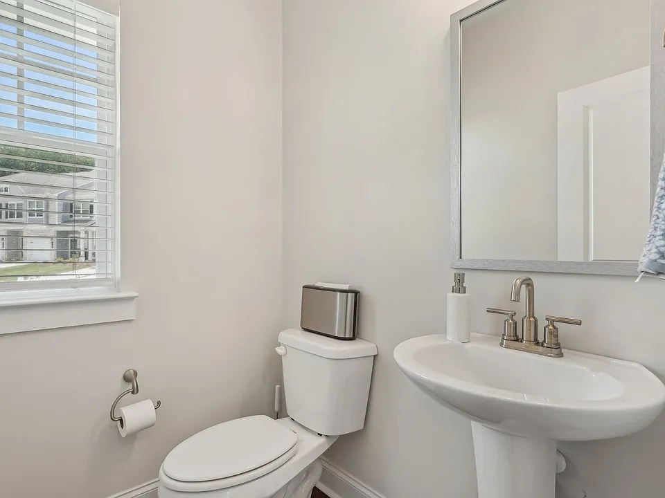 Half bathroom on the 1st floor
