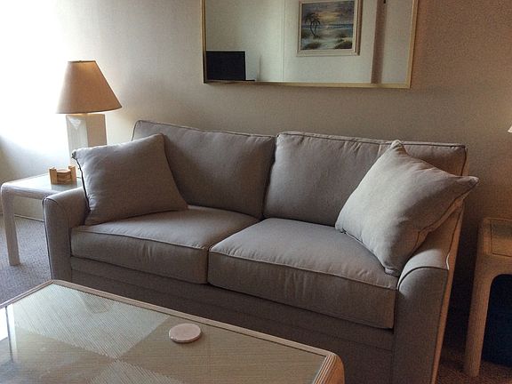 New couch with memory foam mattress