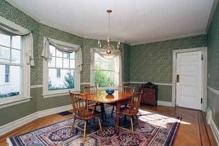 Dining room with lots of light