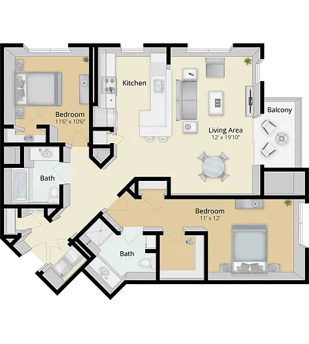 Floor plan 2A