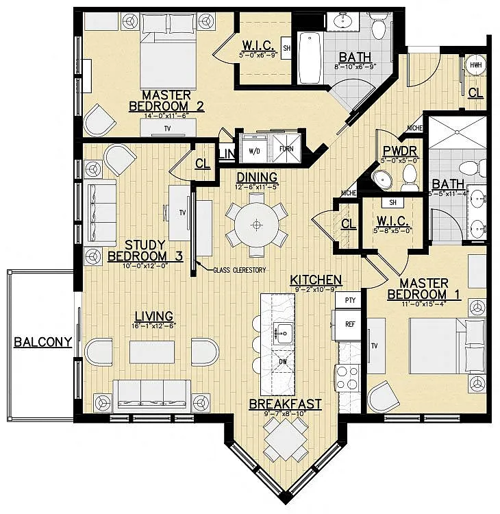 Floor plan D1