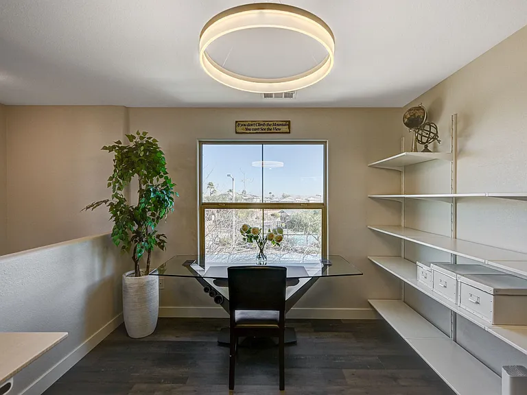 Loft Upstairs with Book shelves