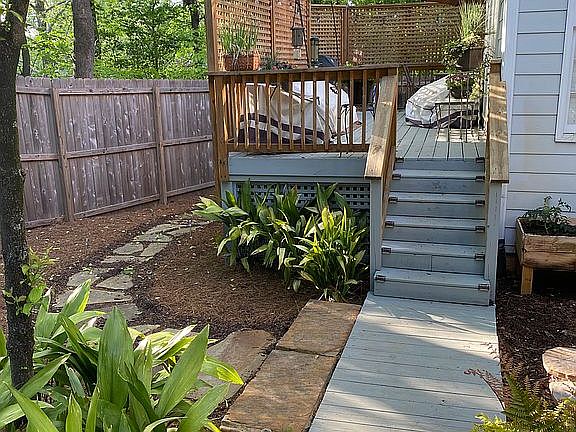 Professionally designed yard