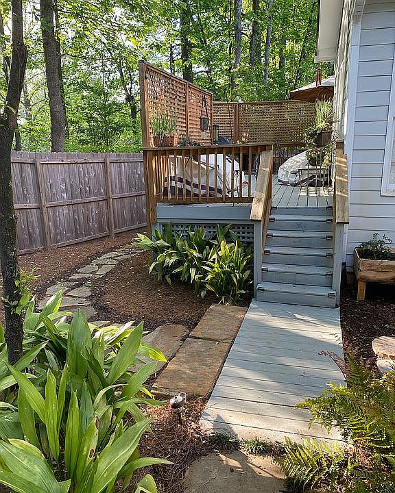 Professionally designed yard