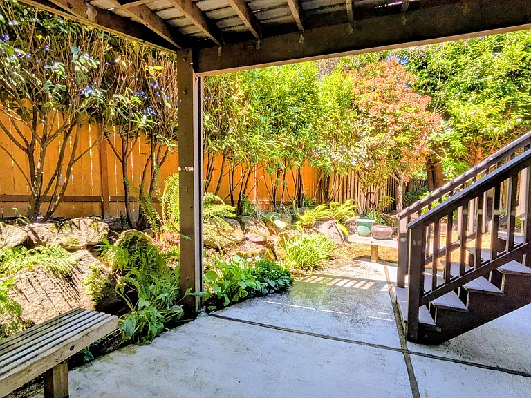 Walk out patio