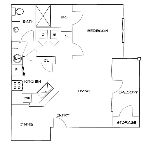Floor plan Design 1A