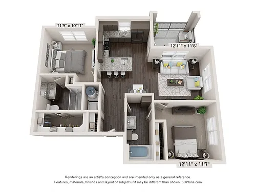 Floor plan B1