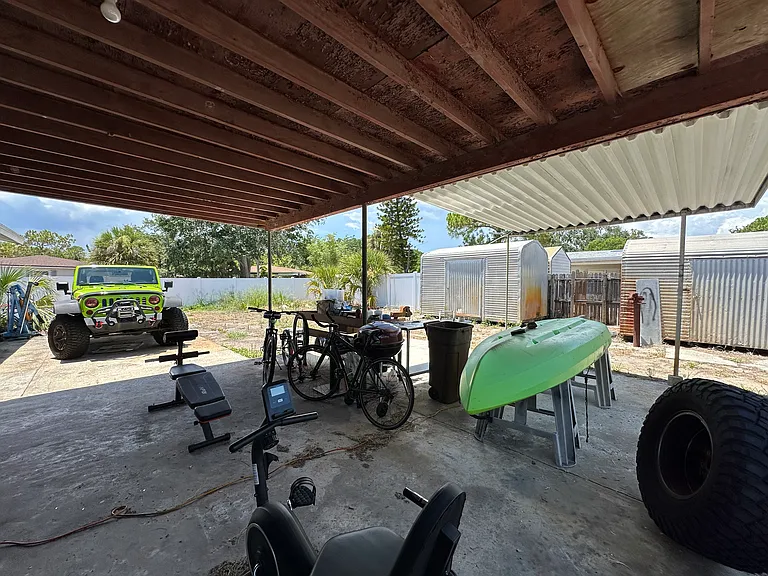 Backyard with Covered Patio