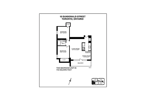 Floor plan 2bdrm