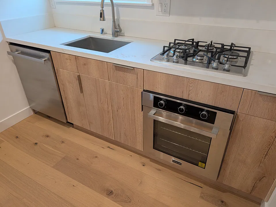 kitchen with built in appliances
