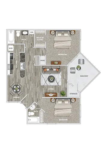 Floor plan B1
