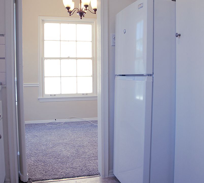 Kitchen, looking into dining room.