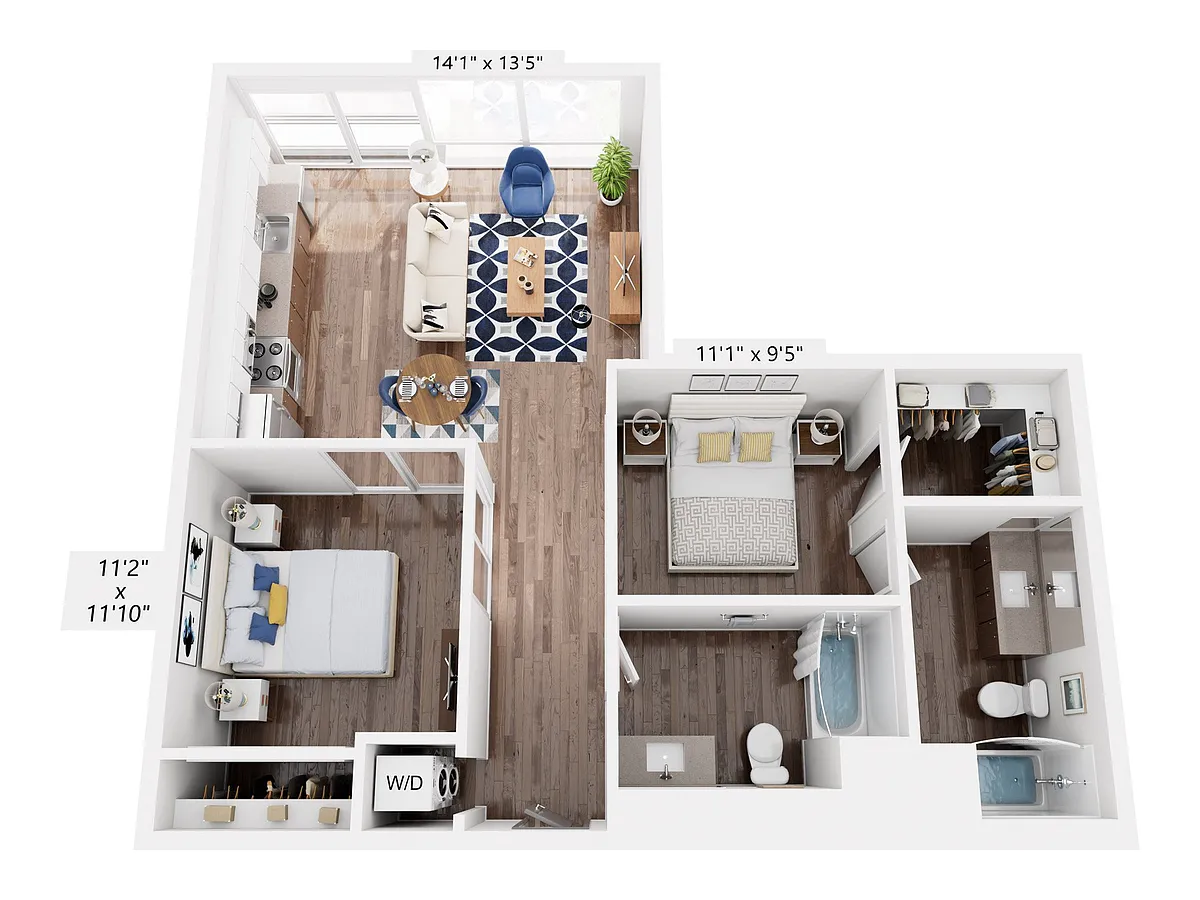 Floor plan B3