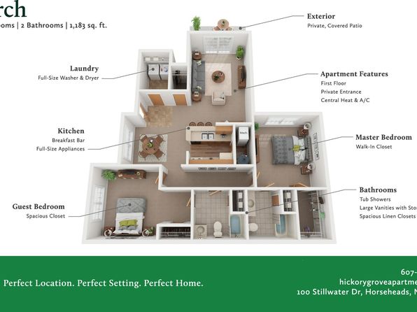 Stillwaters, Hickory Grove Apartments | 100 Stillwater Dr, Horseheads, NY