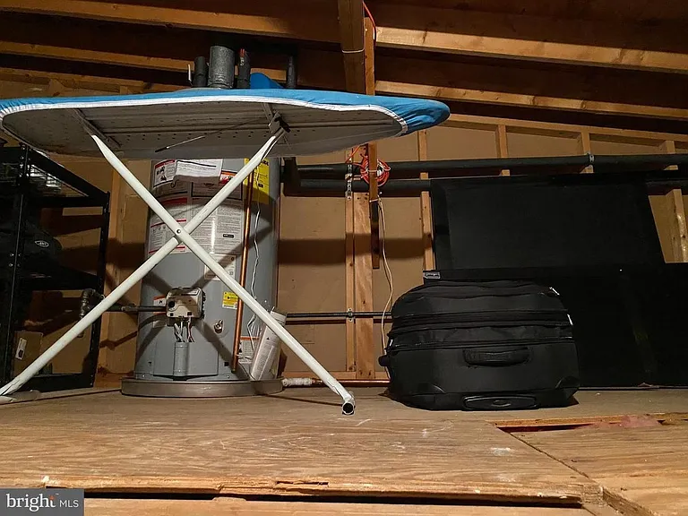 Use the attic to store your bulky items