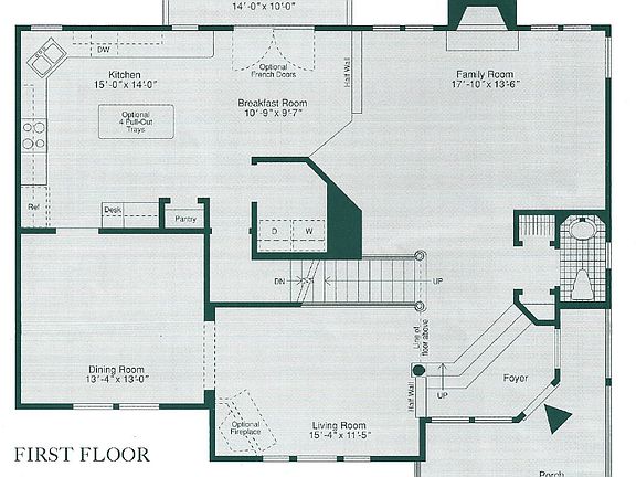 1 st floor plan