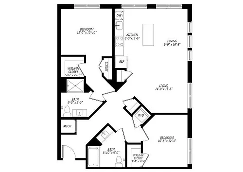 Floor plan C04C