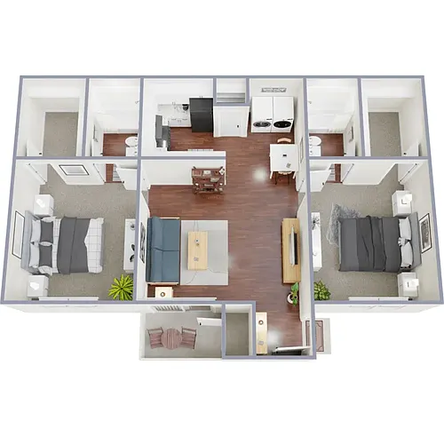 Floor plan 2 b edroom