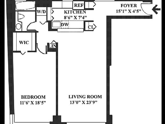 2nd image of 101 W 79th St APT 6D