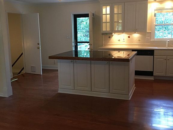 View of kitchen from living room