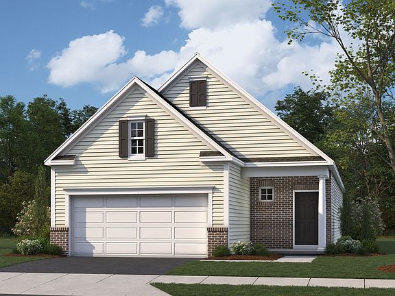 Naperville Elevation A with Brick