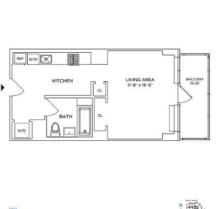 2nd image of 86 Fleet Pl APT 26C