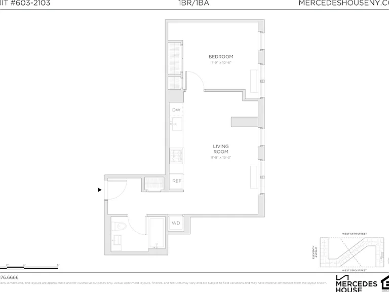 550 W 54th St #703 — Photo 2