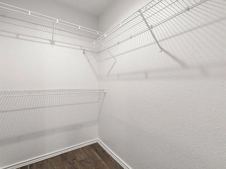 Spacious Walk-In Closet at Ovation Apartments in Austin, TX