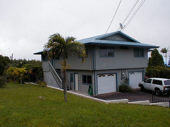 upper yard and lower level entrance