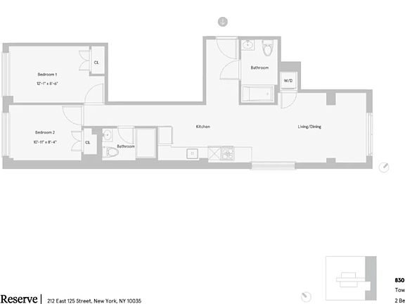 2nd image of 215 E 124th St #12M