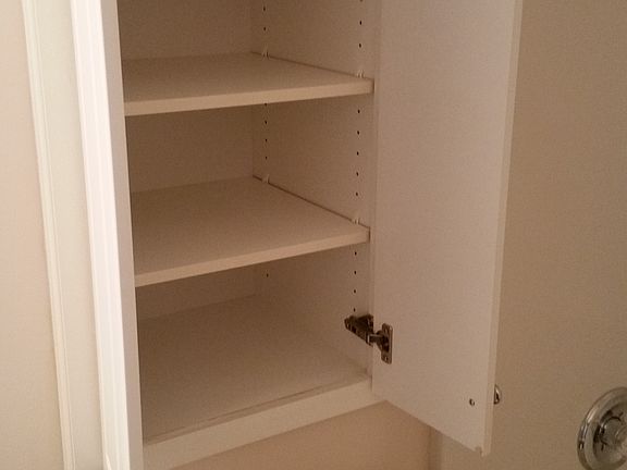 Linen Cabinet in Mater Bath 