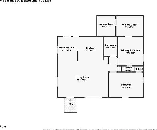 2 bed, 1.0 bath, 903 sqft, $1,175 — Photo 2