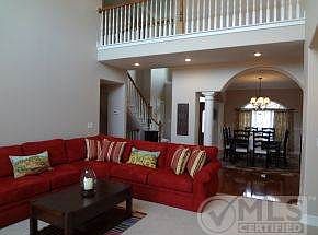 REVERSE VIEW OF LIVING ROOM