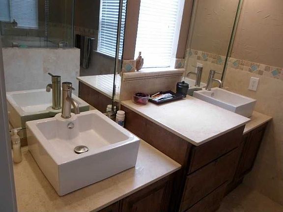double vanity with storage