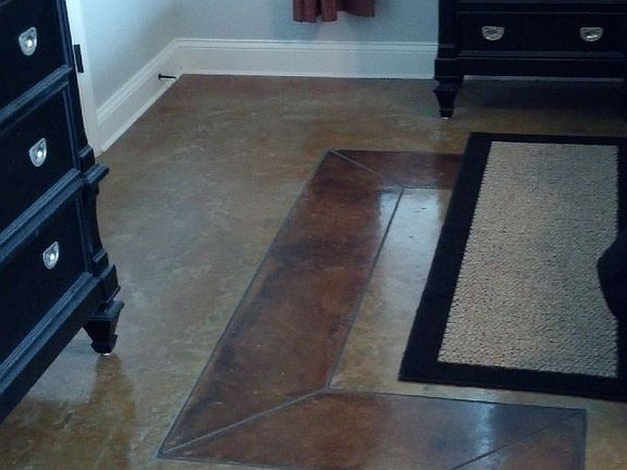 Acid stained concrete floors