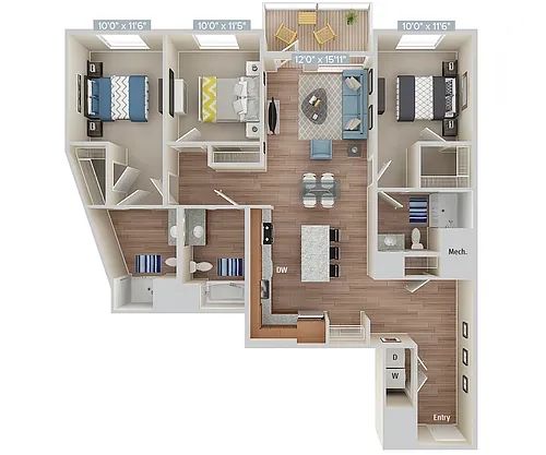Floor plan 615