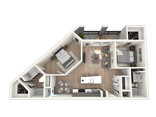 Floor plan B3