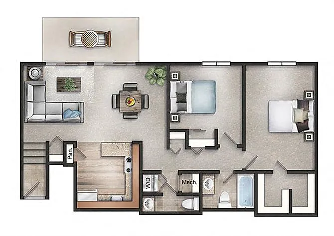Floor plan THE OXFORD