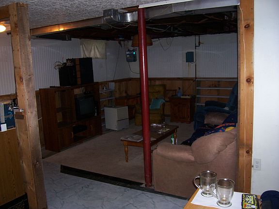 Basement living room
