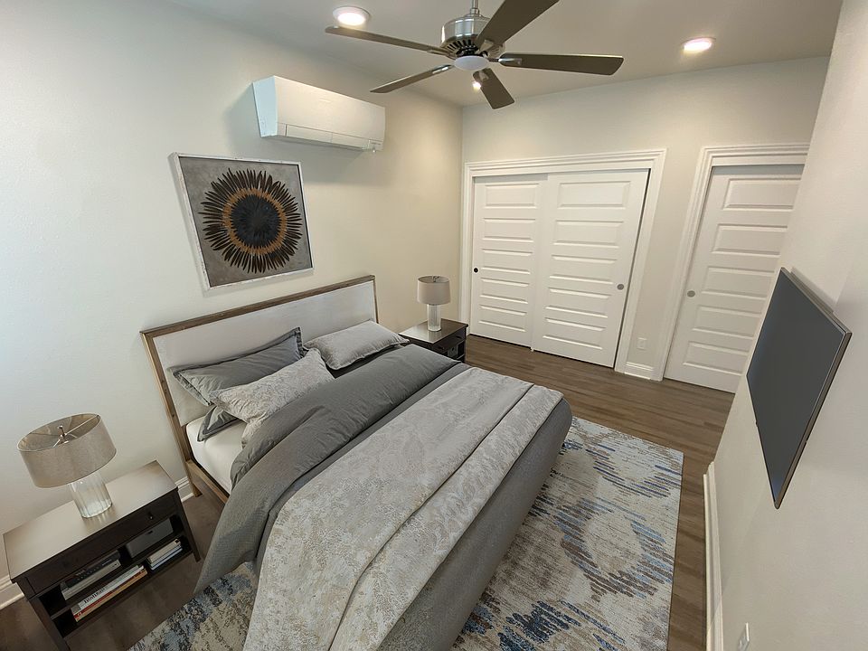 Master bedroom with double closets!