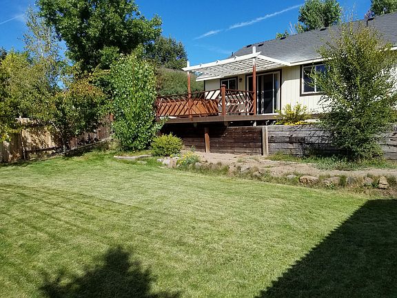 Backyard toward house