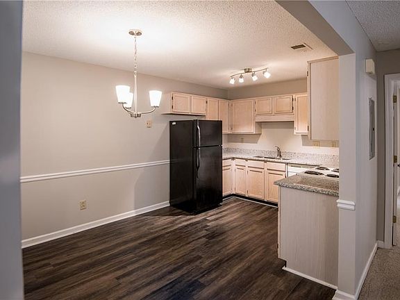 View from Family Room to Kitchen
