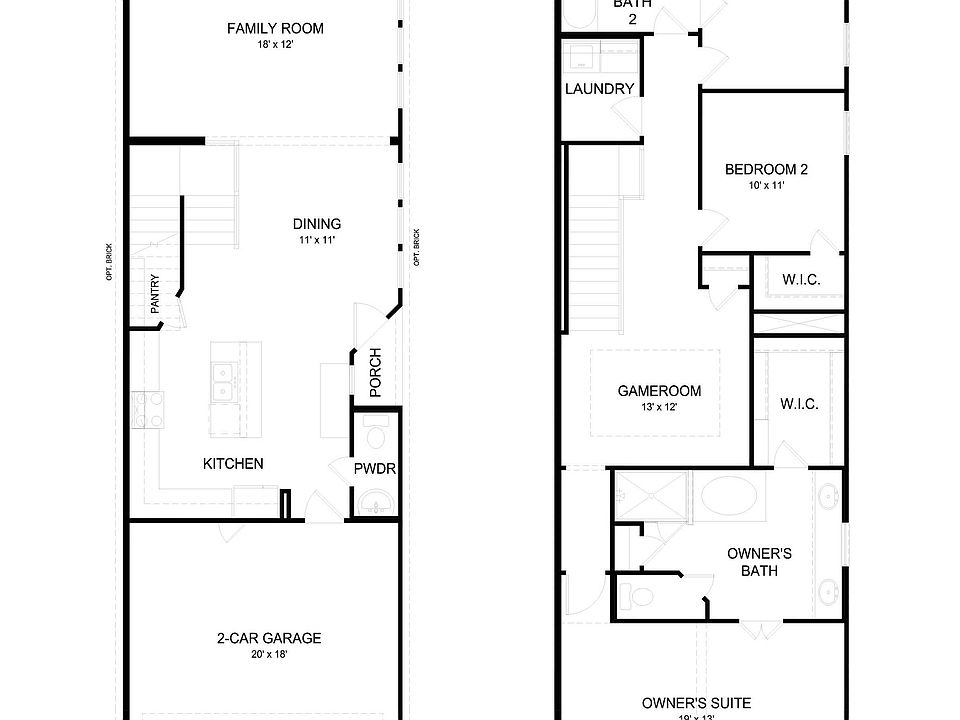 Explore luxury residential design with this 2-story home s architectural layout.